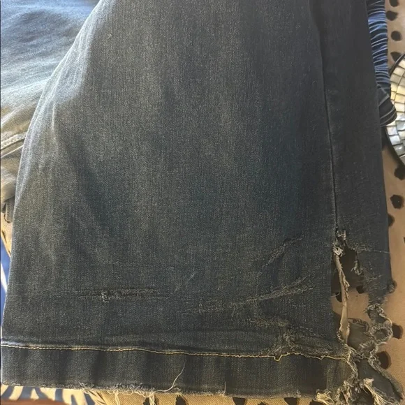 Rick Owens unisex  Mineral Pearl Degrade Two-Tone Denim Pants - Picture 5 of 16